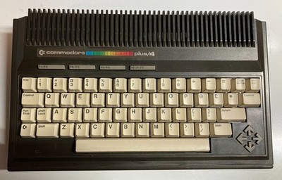 Commodore Plus/4 Computer. Power tested. Needs new CPU, 8501