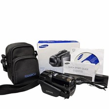 Samsung HMX-F80 HD 32GB SD Camcorder w/ 52X Schneider Optical Zoom TESTED