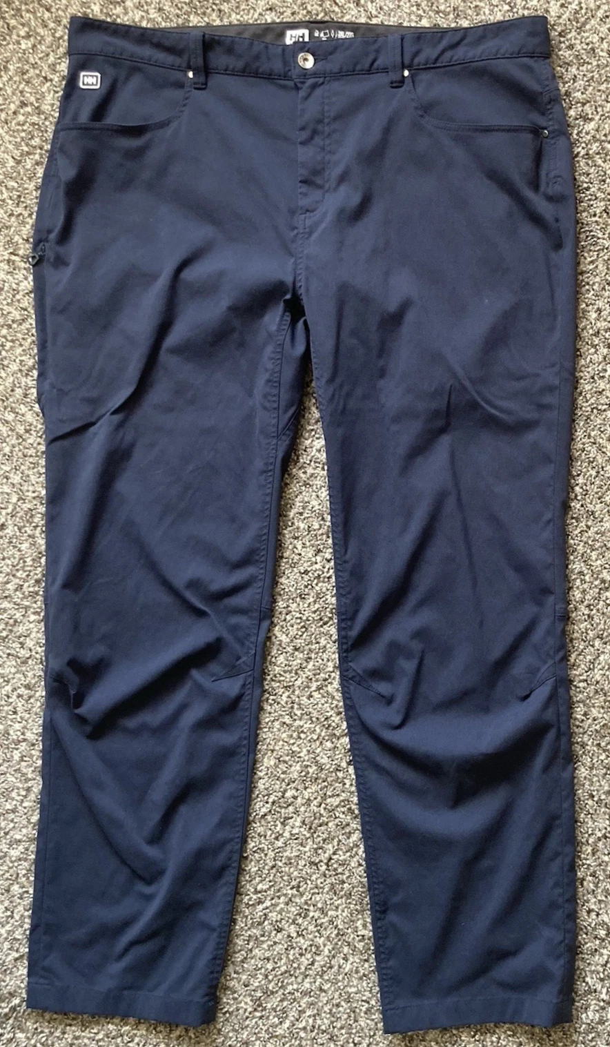 Helly Hansen Holmen Pant Men's 2XL Reg Navy Stretch Golf Camping Outdoor Hiking