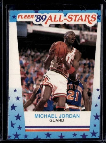 1989 Fleer Michael Jordan #3 Stickers Chicago Bulls