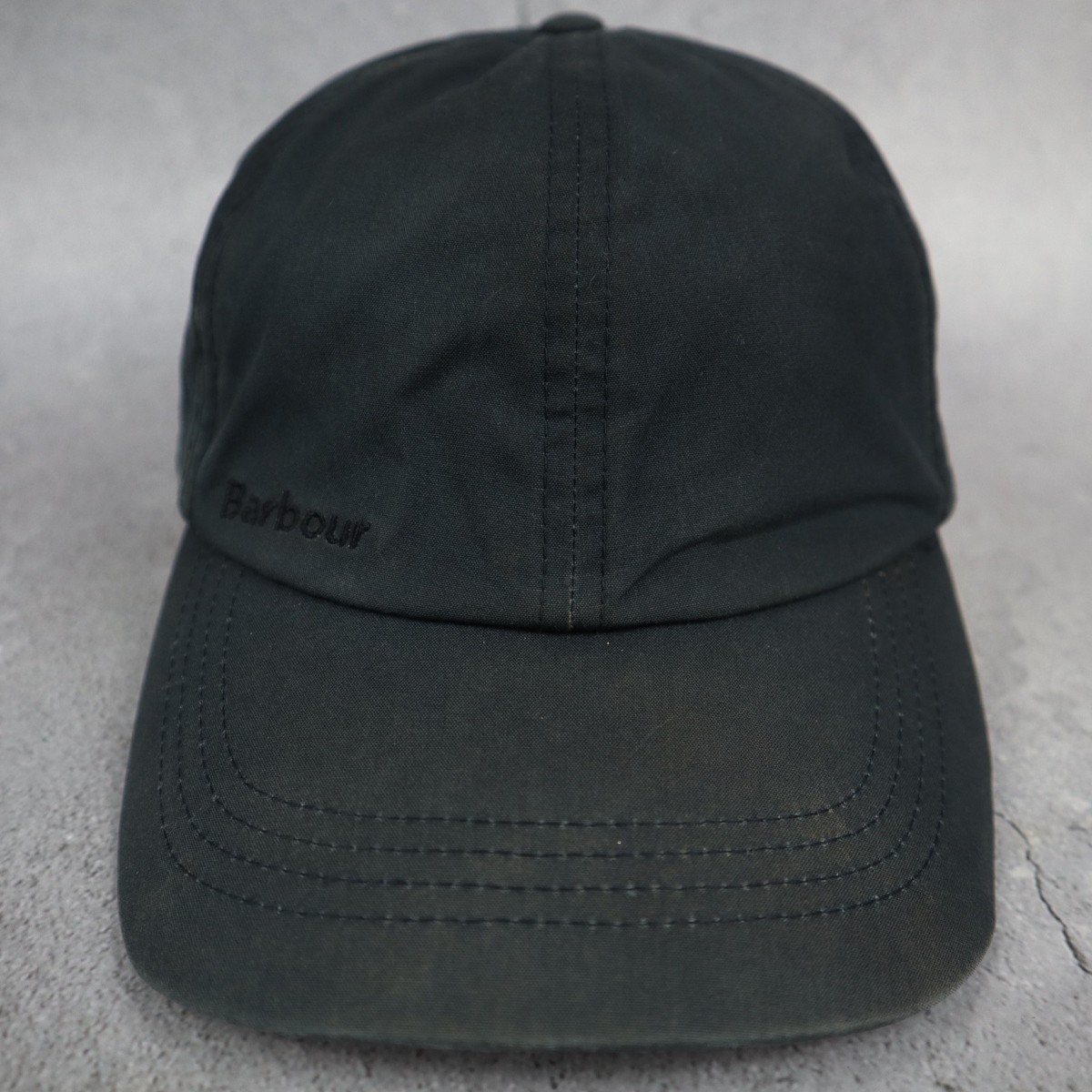Barbour Waxed Cotton Baseball Cap - Classic Heritage Style View 2