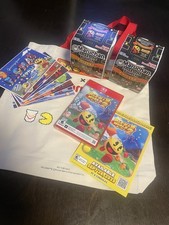 Pac Man World 2 Switch Maruchan Nintendo Ramen Con Juego Bolso Postal Set Promo