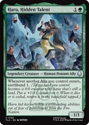 Haru, Hidden Talent 182 Foil Avatar: The Last Airbender MTG