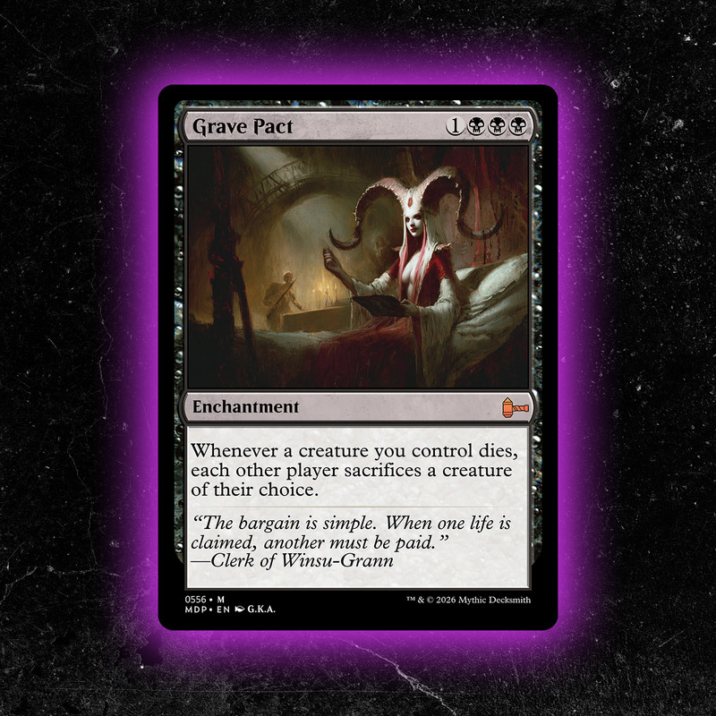 Grave Pact - Custom MTG Commander / Playtest Card