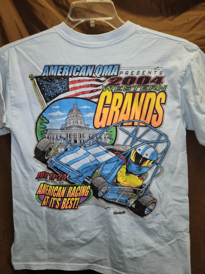 Lote De 4* T's Vintage Midget Racing Juvenil - 1 sm Y 3 Juveniles L 14/16 Envío Gratis Foto 4 de 4