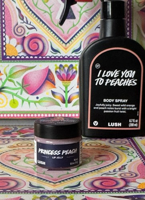 #ad #ad LUSH Princess Peach Lip Jelly FREEBIE gift of I Love You You To Peaches 0.5oz $35.00
