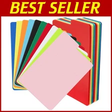 100 Assorted Color Comic Book Dividers, 7.25 x 11.25 Inch