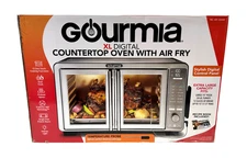 Gourmia XL 45 Qt Digital Countertop Oven w Air Fry & Temp Probe GTF7860 - NEW