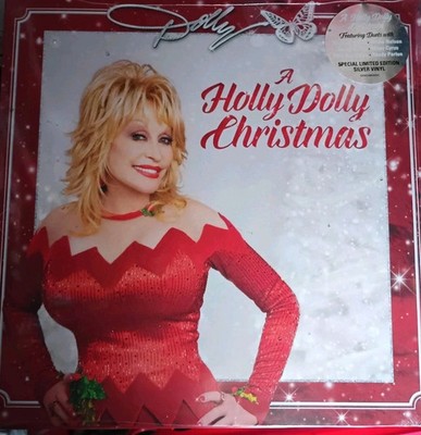 DOLLY PARTON - A HOLLY DOLLY CHRISTMAS - 12'' SILVER VINYL LP - ****NEW****
