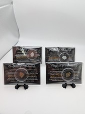 Indian Head Penny Black Ruthenium Edition Lot of 4 w/ COA, 24KT Gold + Holo