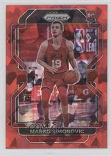 2021-22 Panini Prizm Red Ice Prizm Marko Simonovic #166 03mh