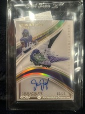 Justin Jefferson 2023 Immaculate Cleat Impressions 05/25  Auto On Card 