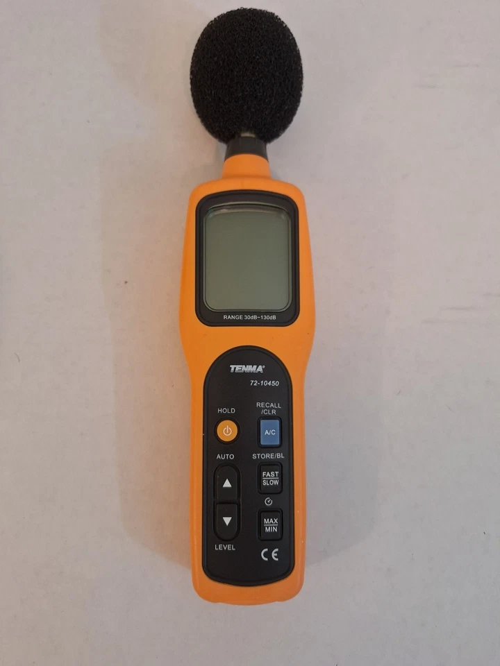 Digital Sound Level Meter Tester Tenma Model 72-10450 Decibels 30 To 130dB - Image 4 of 4
