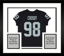 Framed Maxx Crosby Las Vegas Raiders Autographed Nike Black Elite Jersey