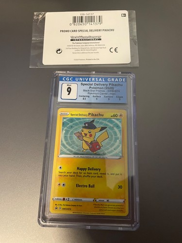 Special Delivery Pikachu graded CGC 9 for sale on eBay