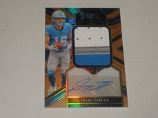 2025 Panini Select Copper Prizm RPA Jumbo Patch Auto #ITA Isaac TeSlaa 23/49 RC