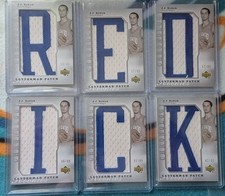 2006-07 Upper Deck Chronology J.J. Redick Rookie Letterman Patch Full Set /99