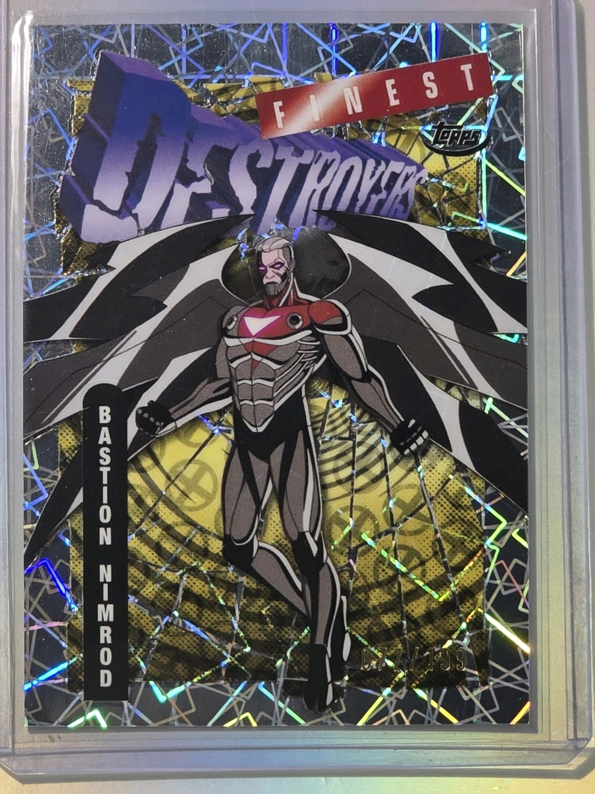 X-Men 97 Topps Finest 2025 Finest X-Men '97 #90 Bastion Nimrod R Laser /199