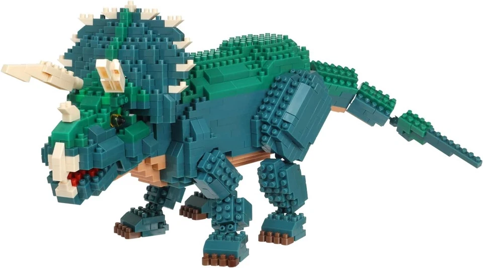 Nanoblock Dinosaur DX Triceratops NBM-033 - Image 2 of 4
