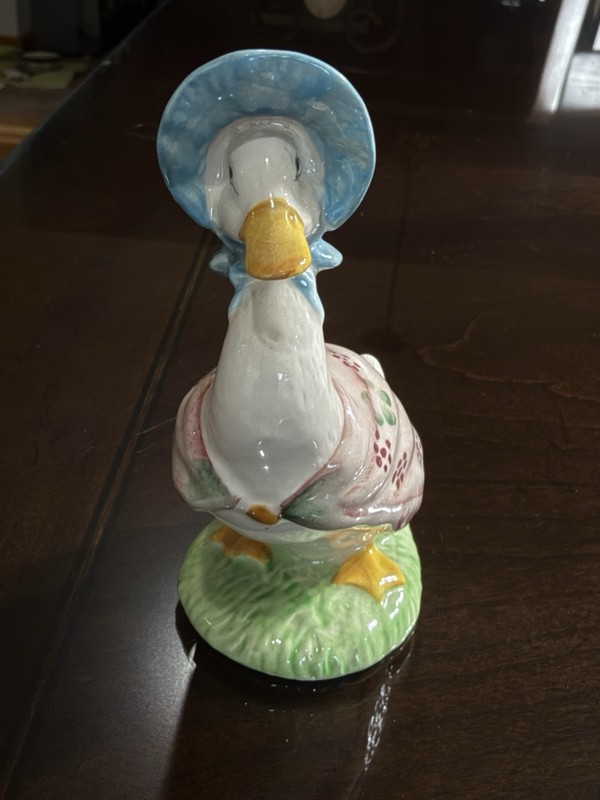 Beatrix Potter Figurine Jemima Puddleduck Beswick England 1948 VINTAGE