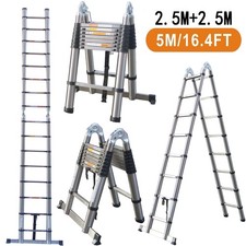 Multifunctional Telescopic Folding Extending Portable Step Ladder Loft Extension