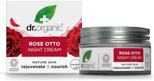 Dr Organic Rose Otto Night Cream, Moisturising, Healthy-Aging, Wrinkles