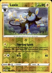 Luxio 042/159 Crown Zenith Reverse Holo Uncommon