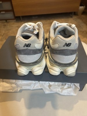 New Balance 9060 Raincloud Grey White Suede Mesh Sneakers U9060GRY