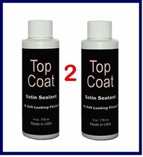 2 Top Coat Satin Finish Sealer for Leather Refinish Color Restorer The Original