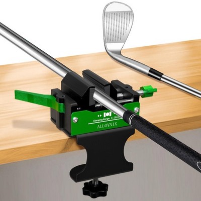 Golf Club Regripping Kit 2.0 No Drill Vise Clamp with 3mm Rubber Protection a...