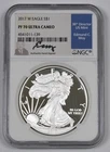 2017-W American Proof Silver Eagle NGC PF70 Ultra Cameo Moy Signature