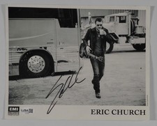 Eric Church JSA Signed Autograph 8 x 10 Photo Promo Photo