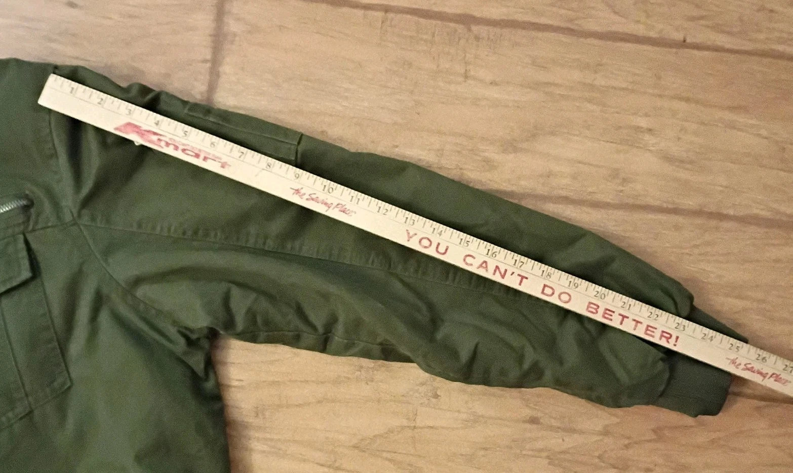 Hard Edge Shepra Lined Men’s Sz L Green Olive Bomber Jacket - product detail image 7