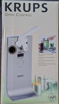 Krups Open Control Elektrischer Dosenöffner 220-240V mit Flaschenöffner/Messer