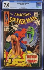 Amazing Spider-Man #54 1967 Marvel Comics CGC 7.0 White Pages