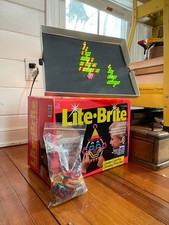 Vintage 'STRANGER THINGS' Lite Brite 1993 Original Box Pegs