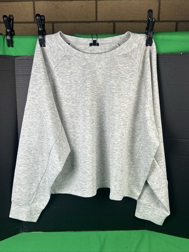 Pullover Express para mujer manga larga talla M gris claro - Imagen 6 de 6