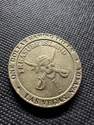 Vintage Treasure Island Casino Las Vegas $1 Gambling Token | eBay