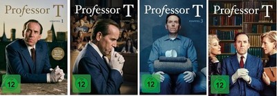 8 DVDs * PROFESSOR T - STAFFEL / SEASON 1 + 2 + 3 + 4 IM SET # NEU OVP &