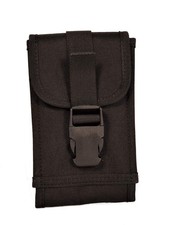 XL Smartphone StrapPack with Clip Front Flap Black - Backpack Shoulder Stra...