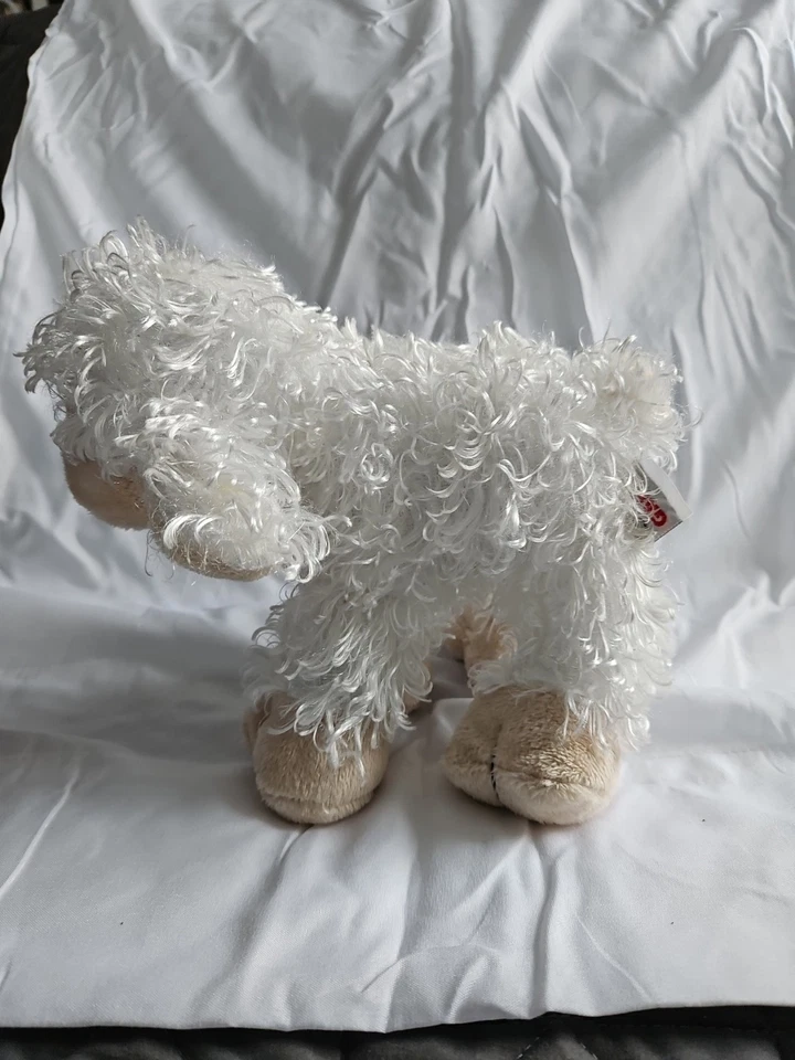 Ganz Webkinz 8” Lamb White Curly Plush Stuffed Animal Toy No Code  - Image 2 of 3