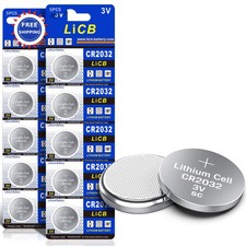 CR2032 Lithium Batteries 10 Pack LiCB Battery10-Pack