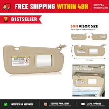Hyundai Elantra Sun Visor Beige Right Passenger Side 2011-2015 OEM 852203X000TX