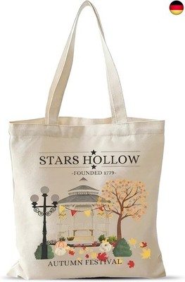 Stars Hollow Stofftasche, Gilmor Jutebeutel, Funny TV Show Handtasche Damen,