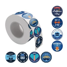Fathers Day Gift Labels Stickers for Home Party Favor Supply Temporary Tattoos
