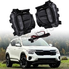 Led Drl Fog Driving Light Daytime Running Lamp For Kia Seltos 2024 2025 2026 2pc Led Drl Fog Driving Light Daytime Running Lamp For Kia Seltos 2024 2025 2026 2pc