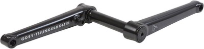 Odyssey Thunderbolt Crankset - 170mm, Left Hand Drive, Rust Proof Black