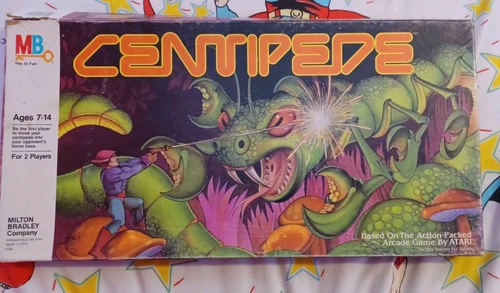 Vintage 1983 Atari CENTIPEDE Board Game by Milton Bradley - Complete NICE!