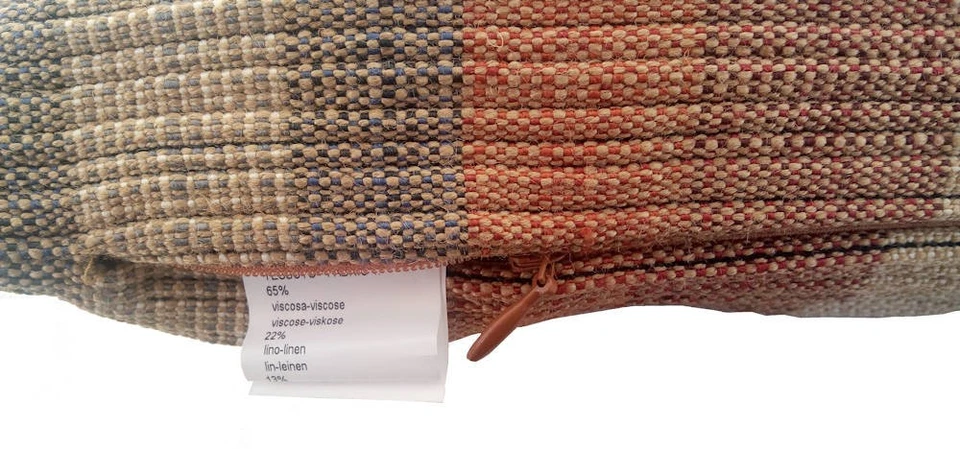 MISSONI HOME CUSHION COVER LINEN COTTON 20 in x 20 in 50x50cm ANTIGUA T48 - Image 3 of 3
