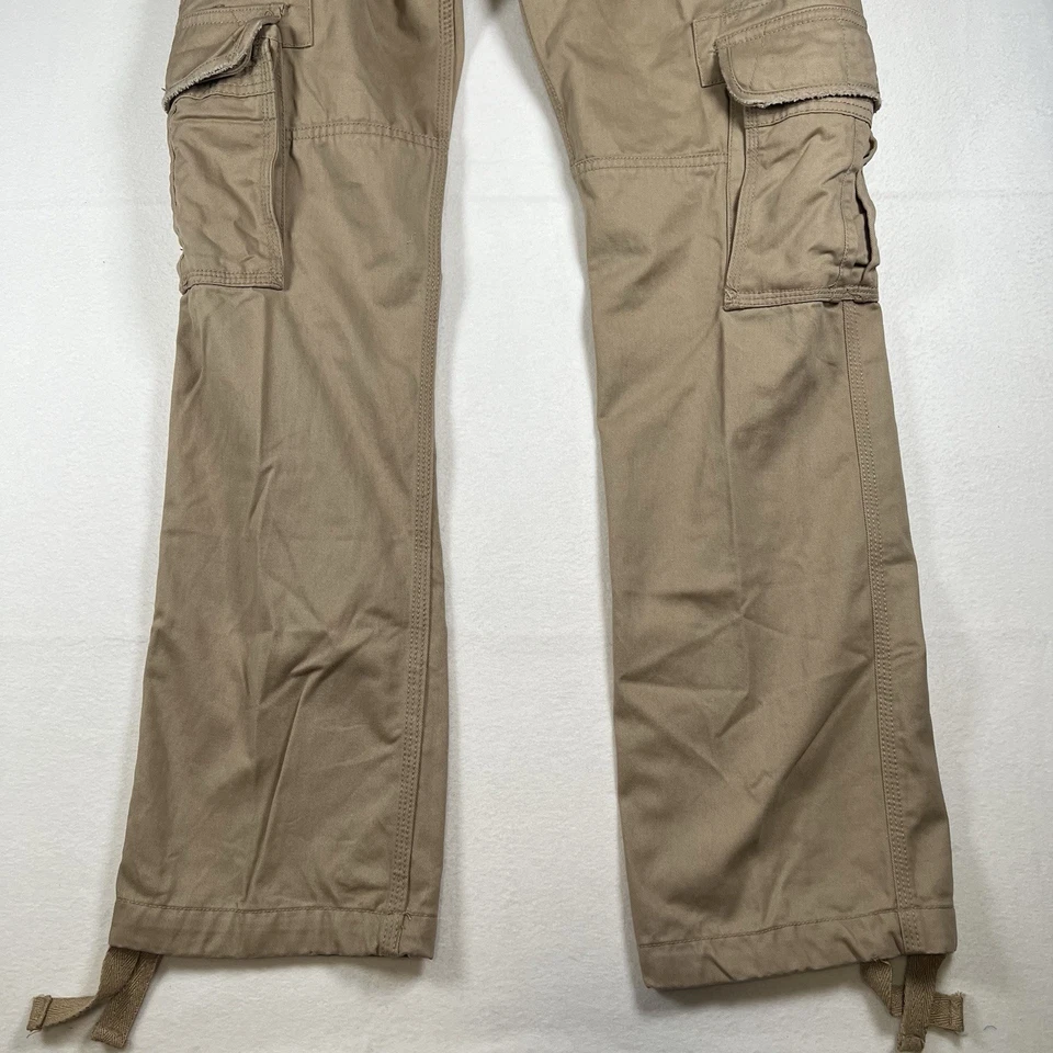 *LOT OF 2* Jordan Craig Cargo Pants Light & Dark Khaki Size 32x32  Photo of Wear - Image 3 of 4